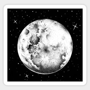 FULL MOON Sticker